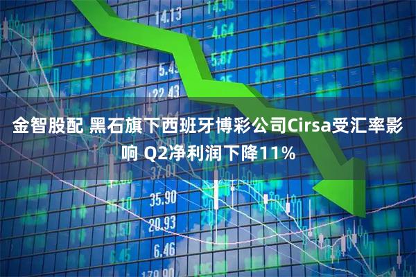 金智股配 黑石旗下西班牙博彩公司Cirsa受汇率影响 Q2净利润下降11%